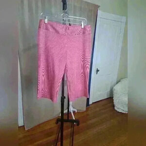 TRINA TURK Los Angeles Hot Pink Capris Pants Size 8 Resortwear